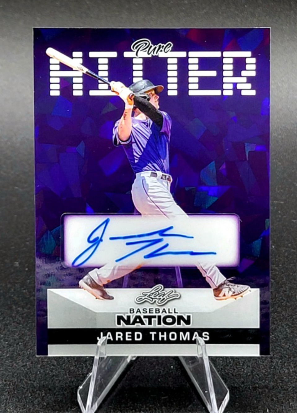 2025 Jared Thomas 3/8 Pure Hitter Auto Colorado Rockies Top Prospect